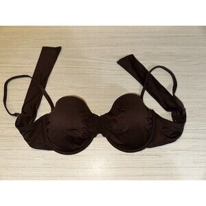 Tommy Bahama Women Swimwear 36D Dark Brown Balconette Underwired Top